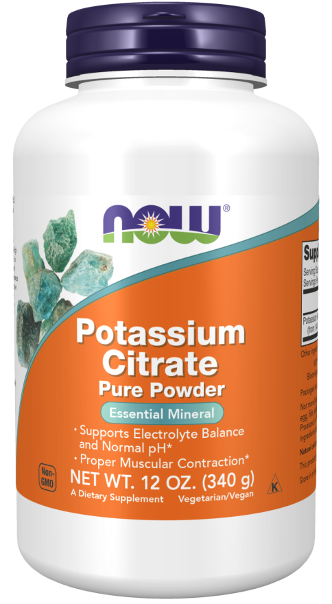 POTASSIUM CITRATE POWDER 12OZ NOW FOODS
