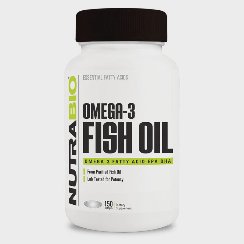 Omega 3 Fish Oil NUTRABIO 500ct
