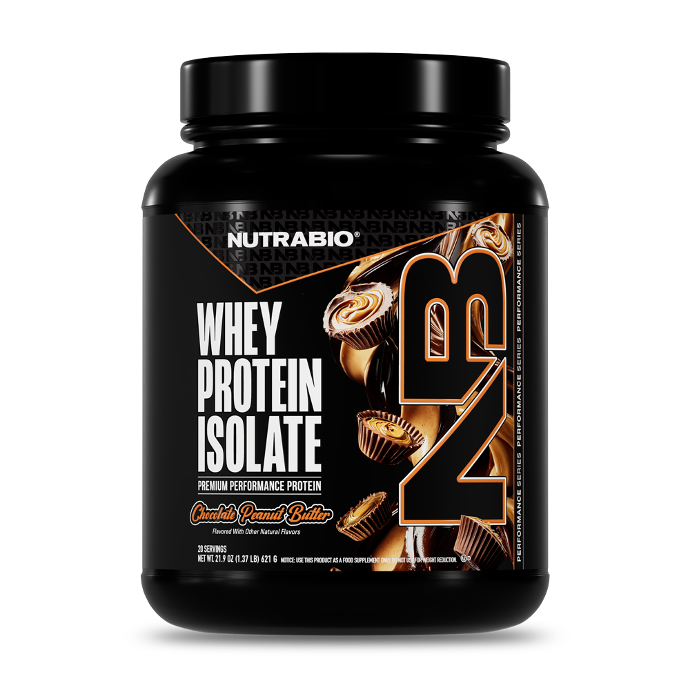 100% WHEY PROTEIN ISOLATE / NUTRABIO CHOC PB