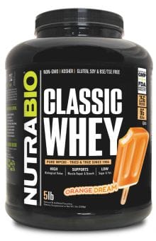 CLASSIC WHEY 5LB / Nutrabio ORANGE DREAM