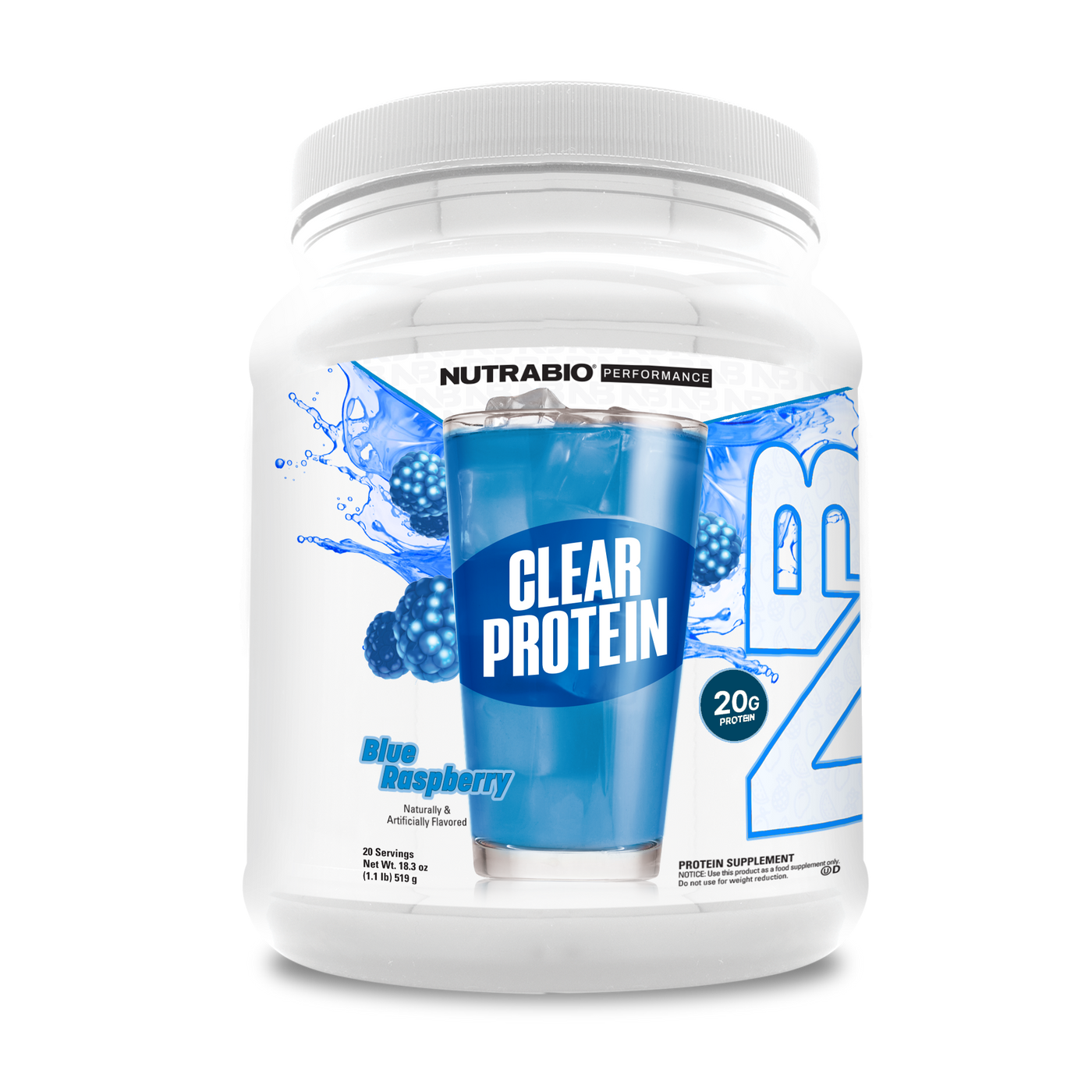 Clear Whey BLUE RASPBERRY