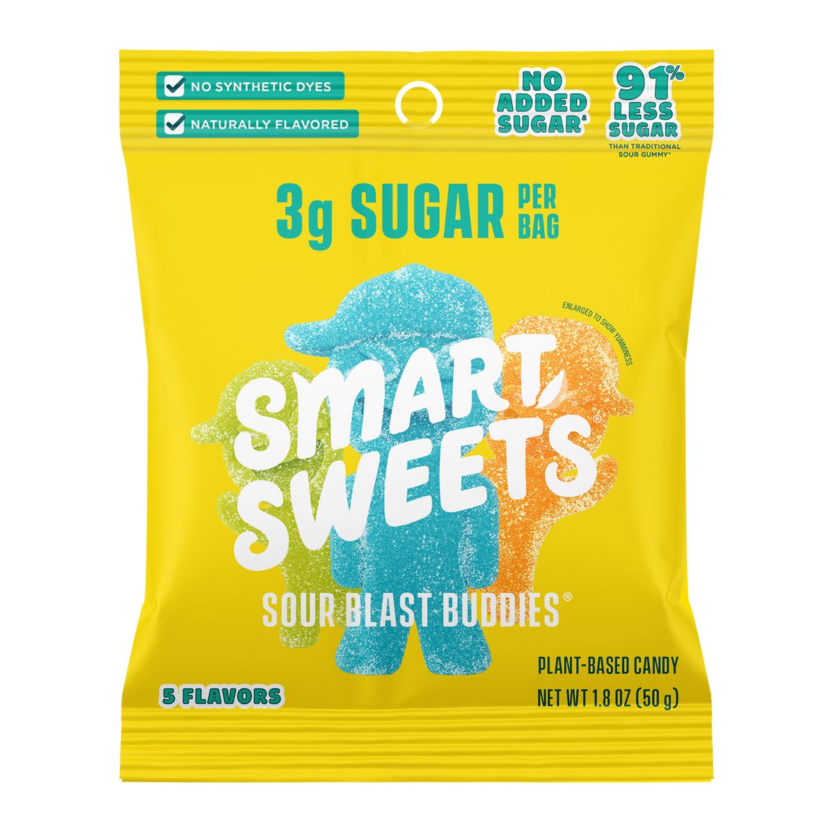 Smart Sweets Sour Blast Buddies