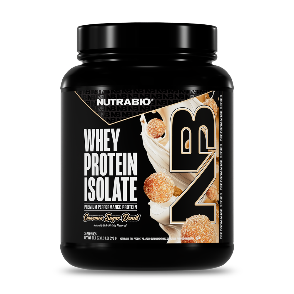 100% WHEY PROTEIN ISOLATE / NUTRABIO CINNAMON SUGAR