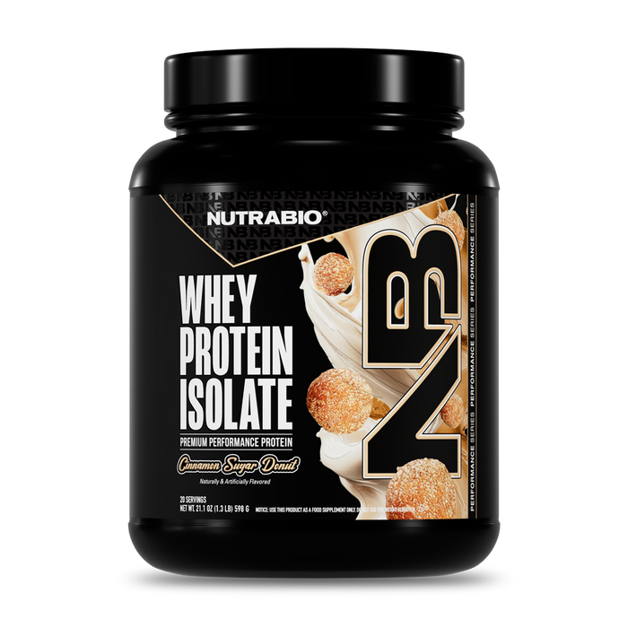 100% WHEY PROTEIN ISOLATE / NUTRABIO CINNAMON SUGAR