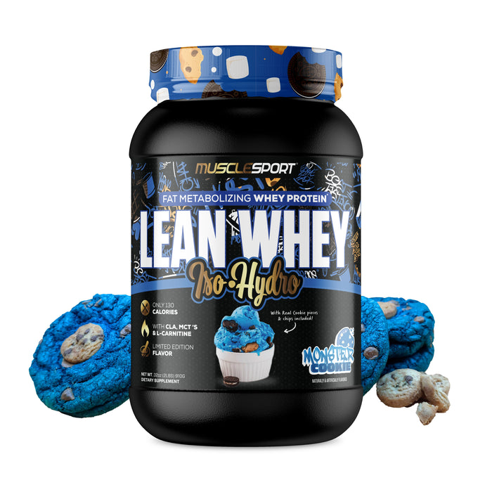 LEAN WHEY 2LB / MUSCLESPORT MONSTA COOKIE