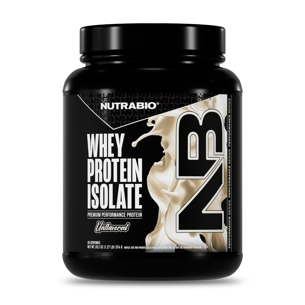 100% WHEY PROTEIN ISOLATE / NUTRABIO UNFLAVORED