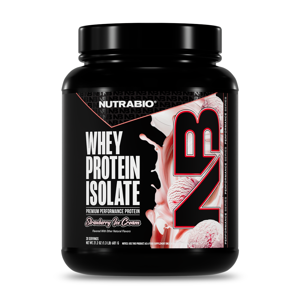 100% WHEY PROTEIN ISOLATE / NUTRABIO STRAW