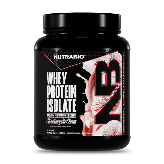100% WHEY PROTEIN ISOLATE / NUTRABIO STRAW