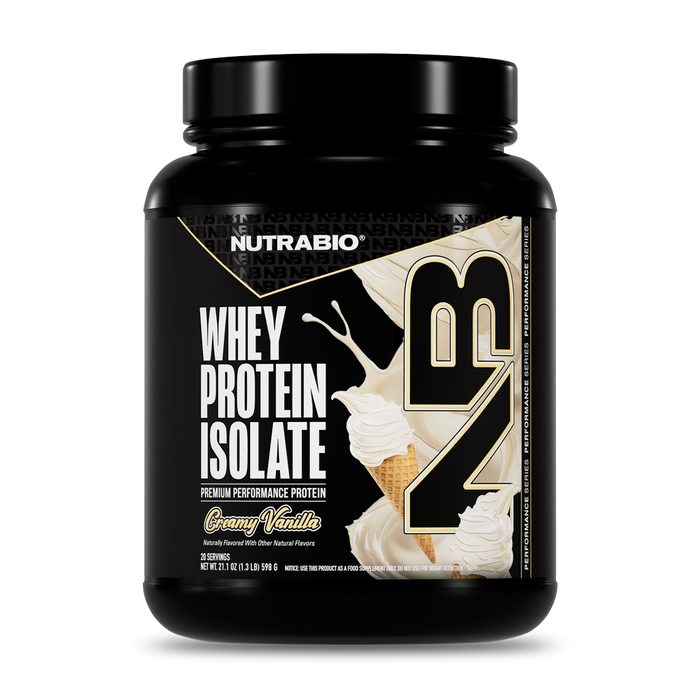 100% WHEY PROTEIN ISOLATE / NUTRABIO ALPINE VANILLA