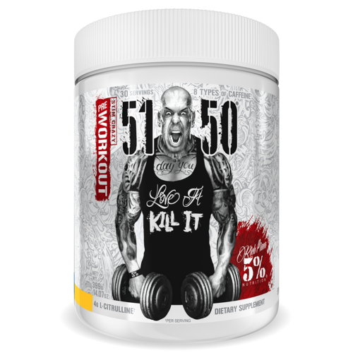 5150 WHITE Preworkout by 5% Nutrition BLUE ICE
