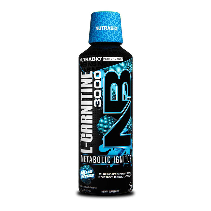Lean Shots L-Carnitine 3000 NutraBio Blue Raz