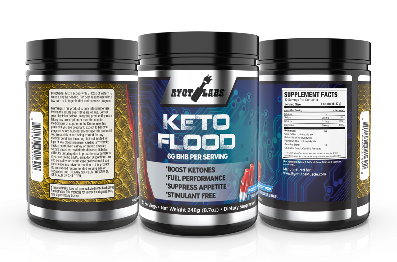 KETO FLOOD BHB ketones / Ryot GRAPE