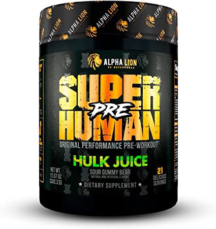SUPER HUMAN PRE / ALPHA LION HULK JUICE