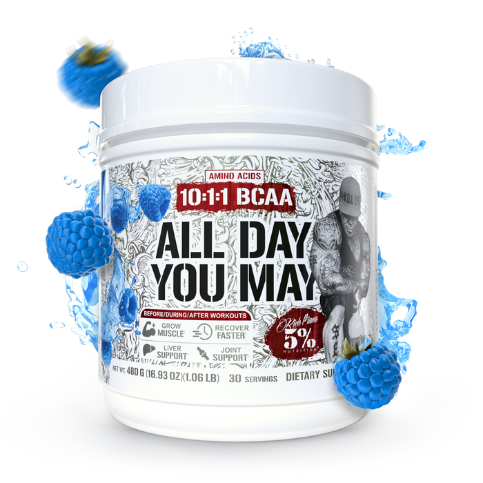 ALL DAY YOU MAY / 5% Nutrition BLUE RAS