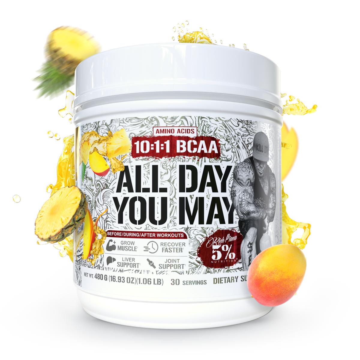 ALL DAY YOU MAY / 5% Nutrition MANGO PINEAPPLE
