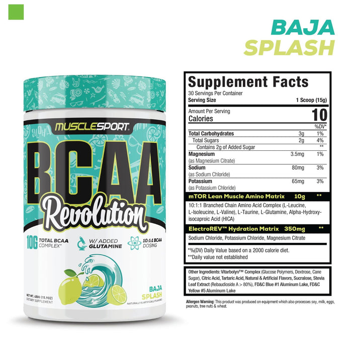 BCAA REVOLUTION / MUSCLESPORT BAJA SPLASH