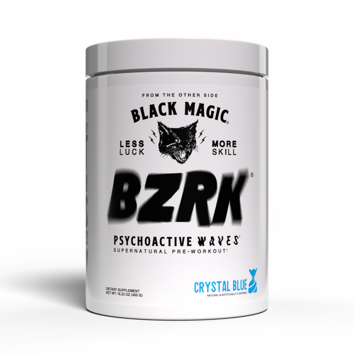 BZRK PRE WORKOUT / BLACK MAGIC SUPPLY CRYSTAL BLUE