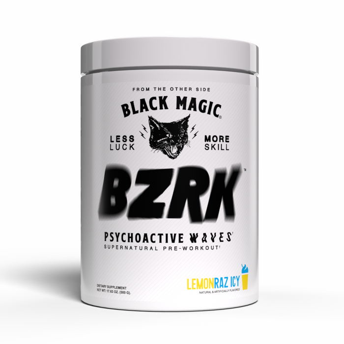 BZRK PRE WORKOUT / BLACK MAGIC SUPPLY LEMON RAZ