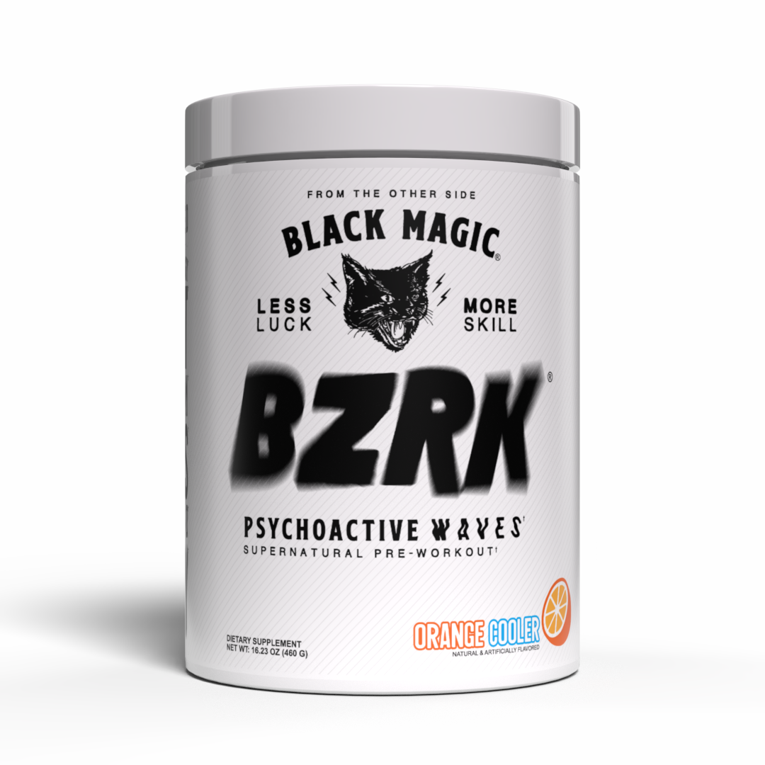 BZRK PRE WORKOUT / BLACK MAGIC SUPPLY ORANGE COOLA