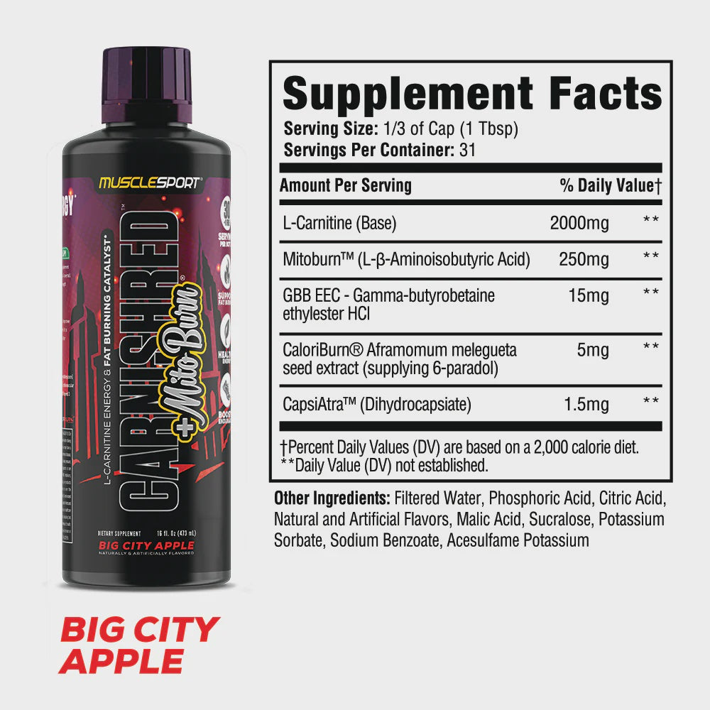 CARNISHRED + MITOBURN / MUSCLESPORT BIG CITY APPLE