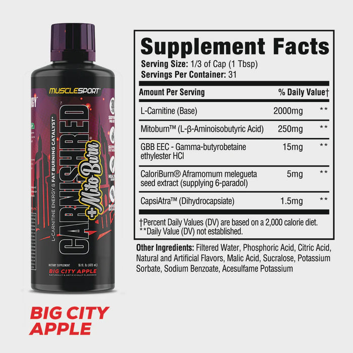 CARNISHRED + MITOBURN / MUSCLESPORT BIG CITY APPLE