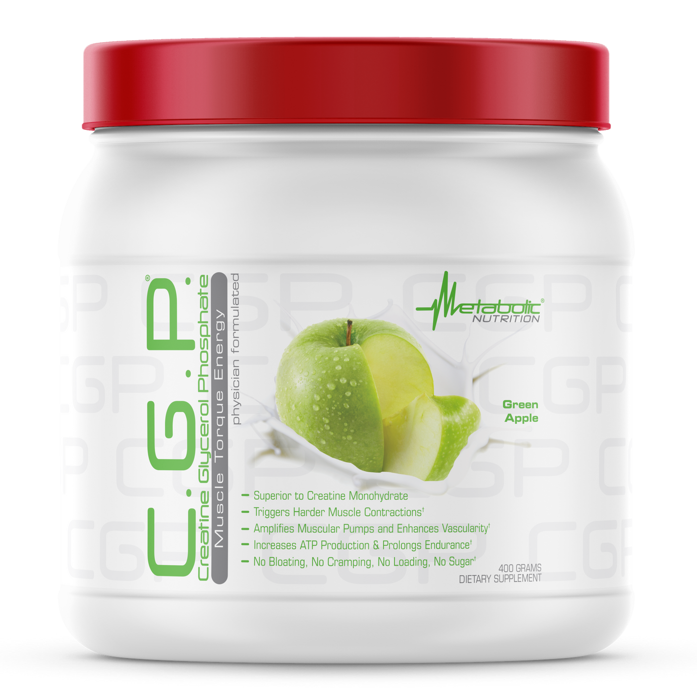 CGP Creatine 40 serv / METABOLIC Nutrition GREEN APPLE