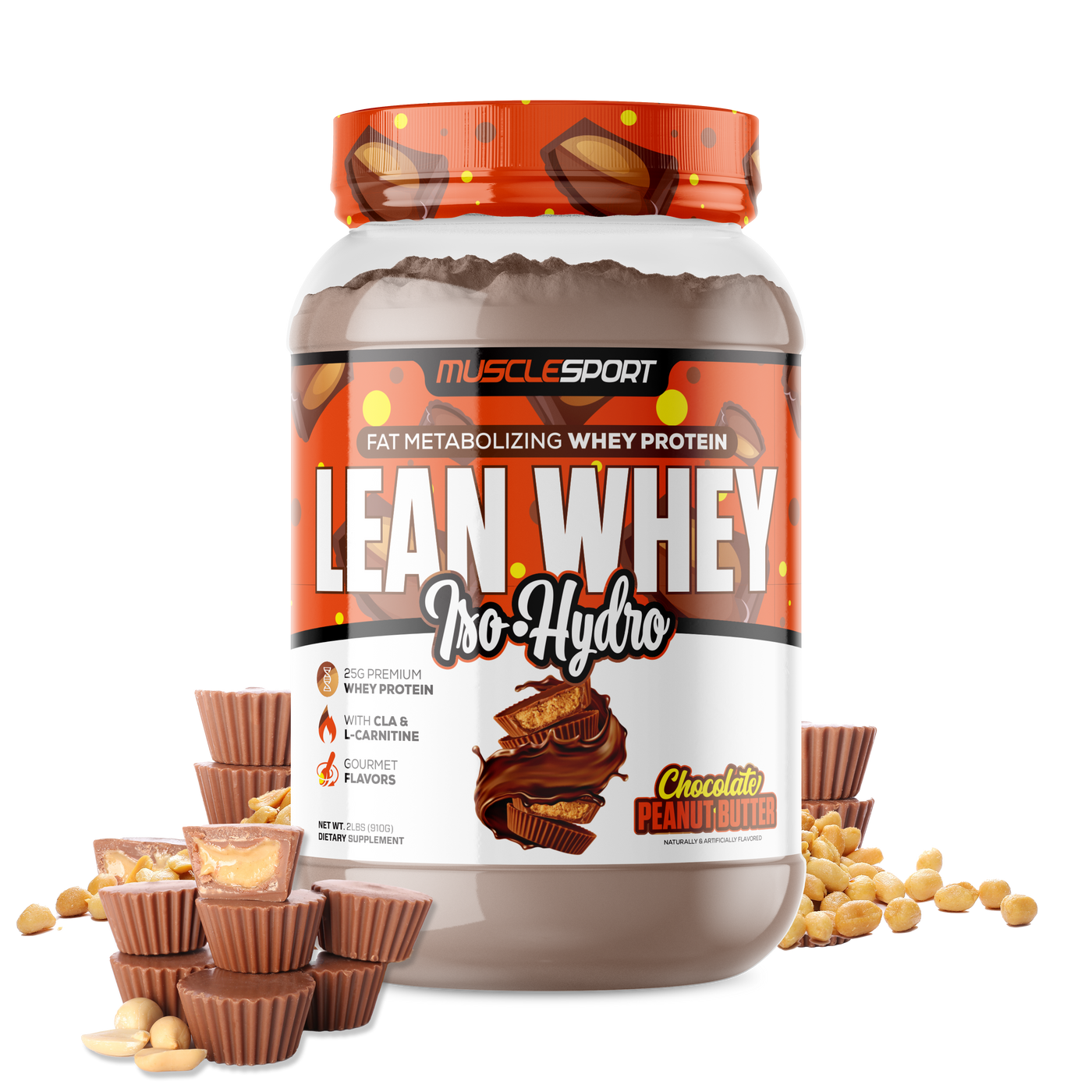 Lean Whey 2LB / MuscleSport Choc PB