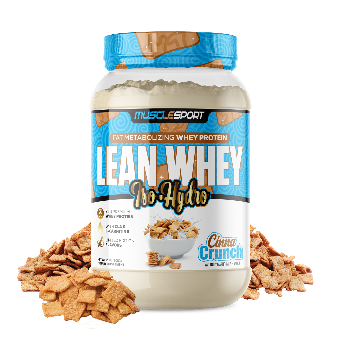 Lean Whey 2LB / MuscleSport Cinna Crunch
