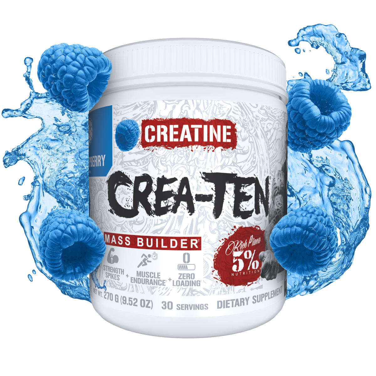 CreaTEN 5 Percent Blue Raspberry
