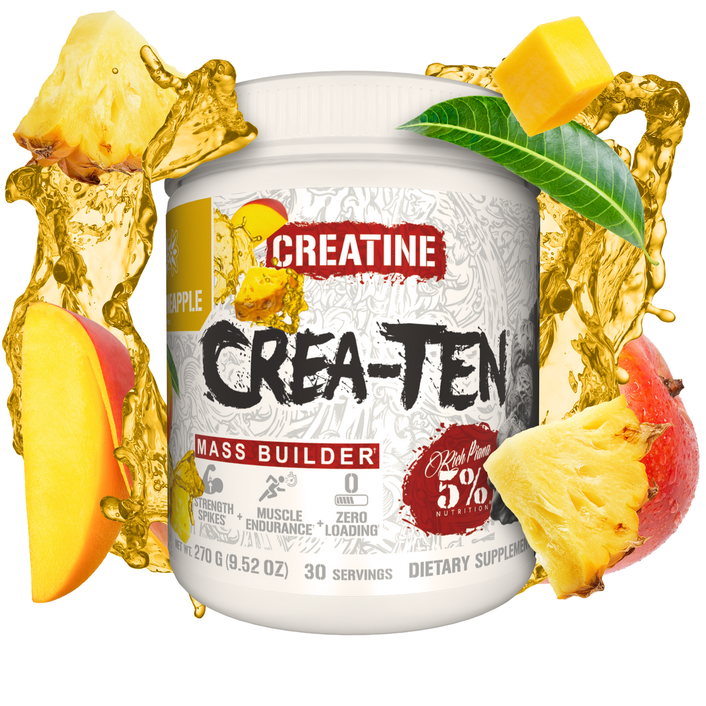 CreaTEN 5 Percent White Mango Pineapple