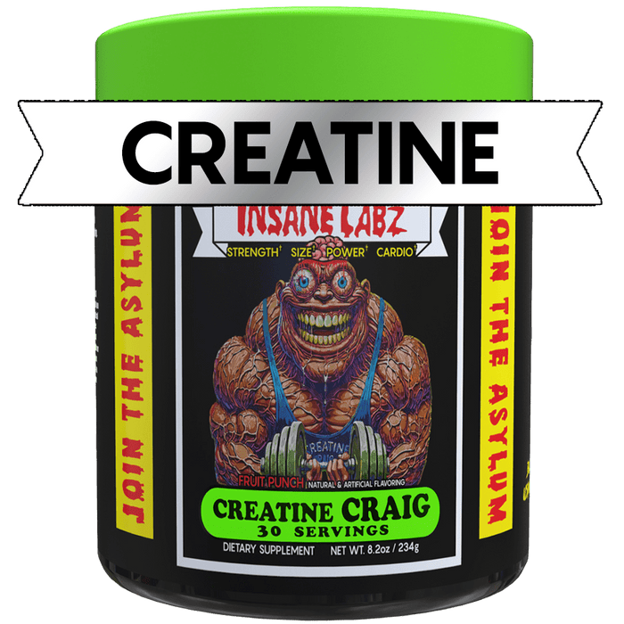 Creatine Craig Fruit Punch Insane Labz