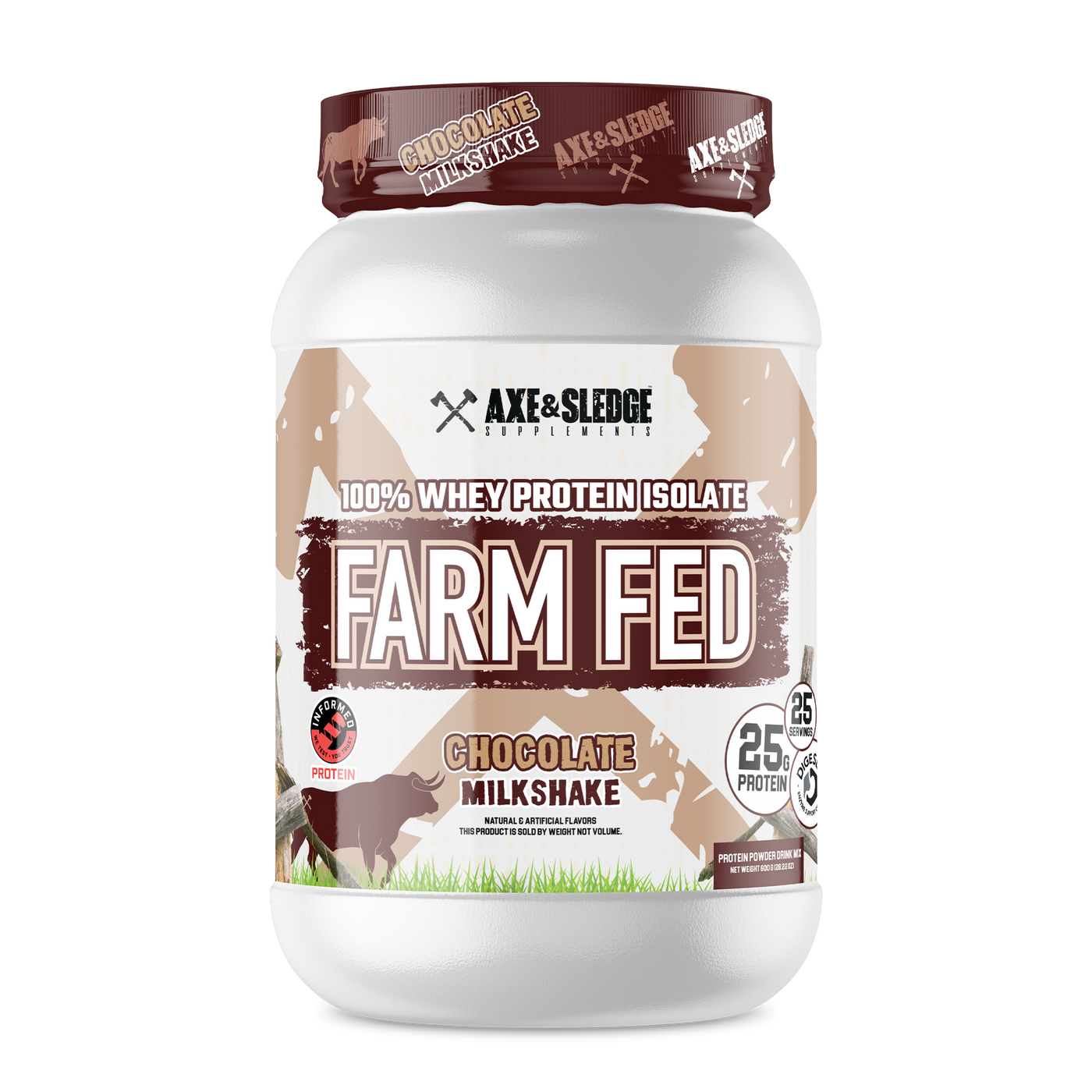 FARM FED PROTEIN 2lb / Axe & Sledge CHOCOLATE MILKSHAKE