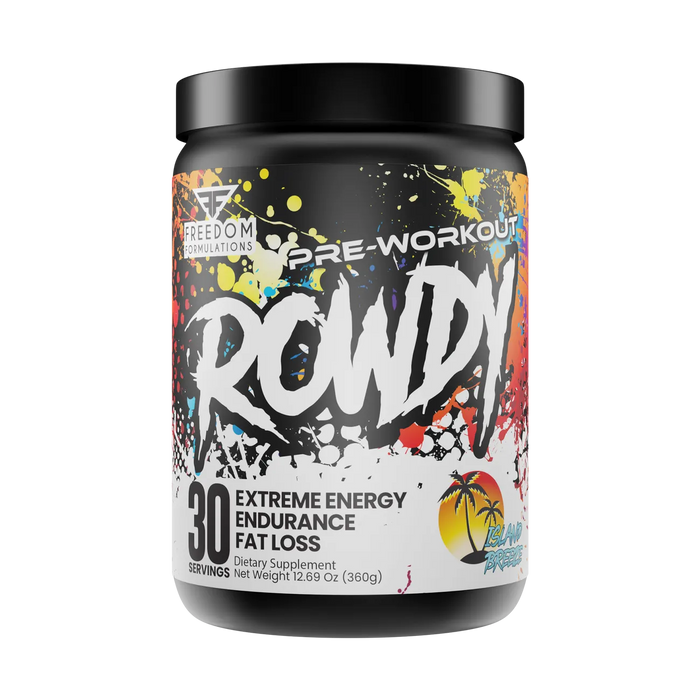 Rowdy Pre Workout / Freedom Formulations ISLAND BREEZE