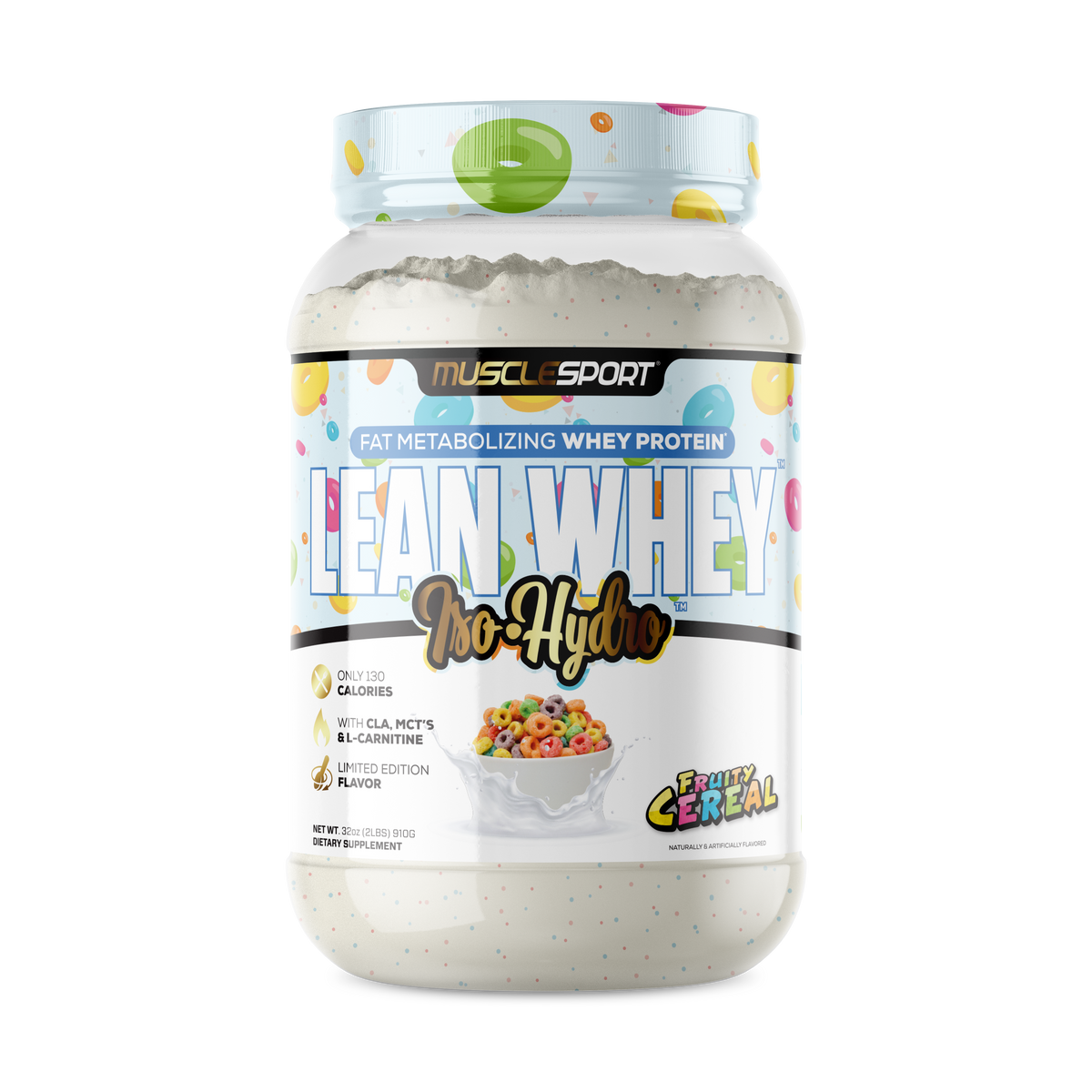 Lean Whey 2LB / MuscleSport Fruity Cereal