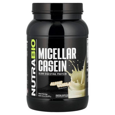 MICELLAR CASEIN 2lb / Nutrabio ALPINE VANILLA