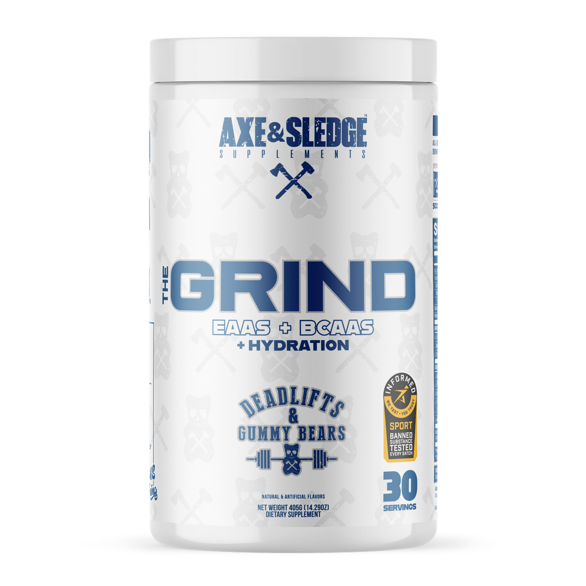 THE GRIND BCAA & EAA / Axe & Sledge DEADLIFTS AND GUMMIES