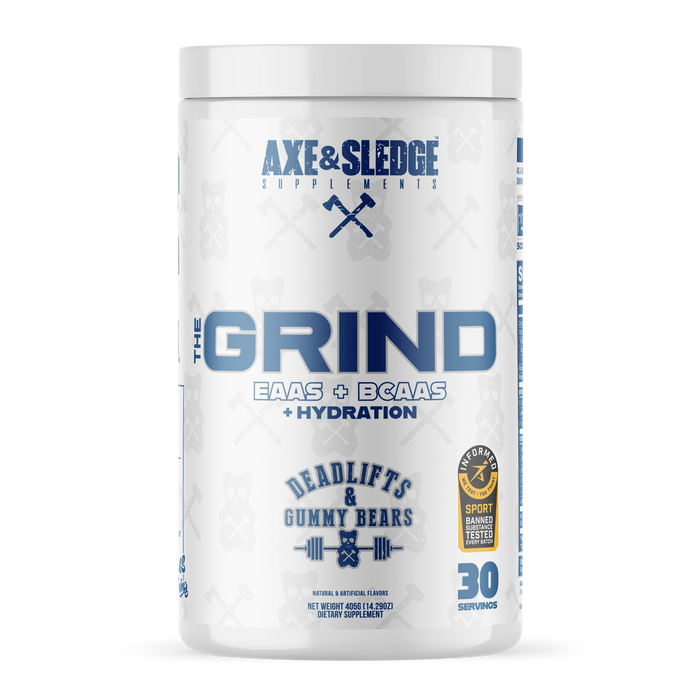 THE GRIND BCAA & EAA / Axe & Sledge DEADLIFTS AND GUMMIES