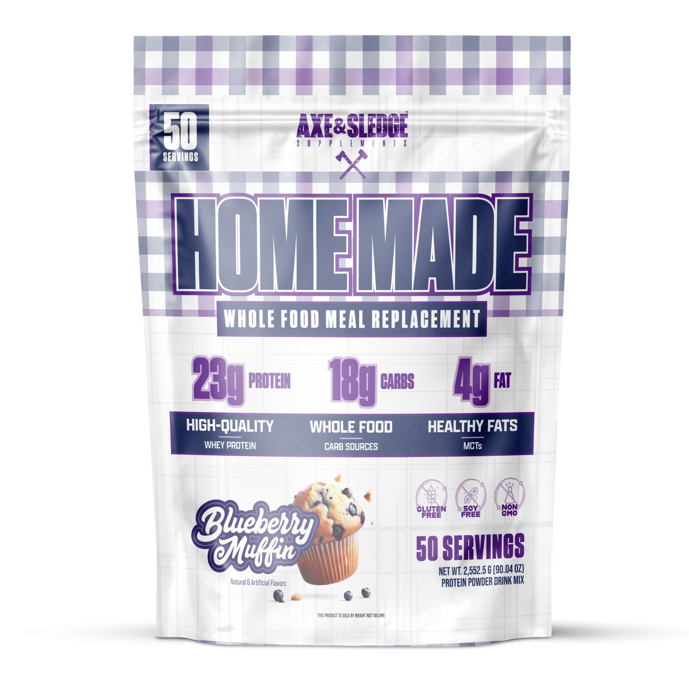 HOME MADE / AXE AND SLEDGE BLUEBERRY MUFFIN