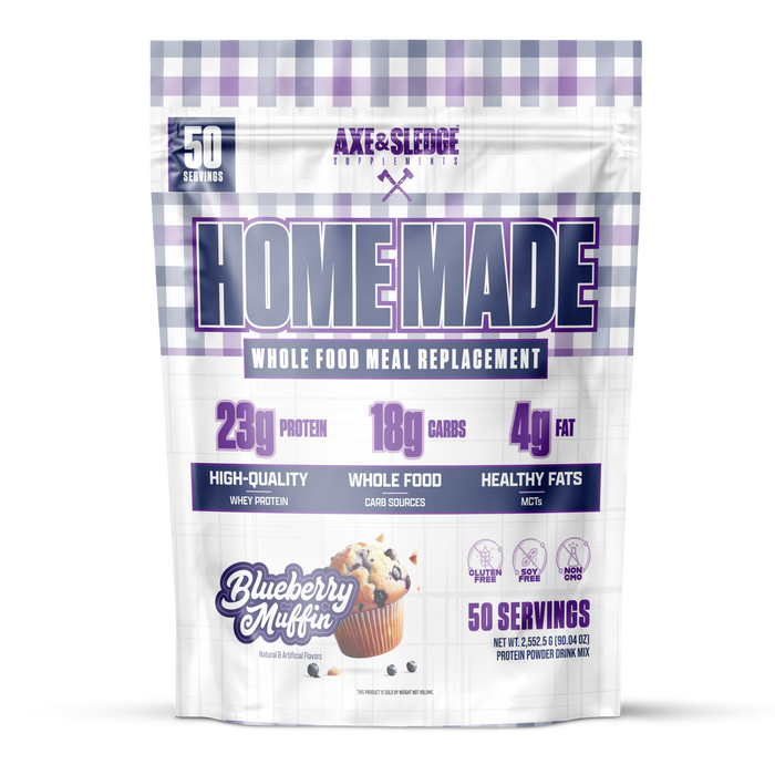 HOME MADE / AXE AND SLEDGE BLUEBERRY MUFFIN