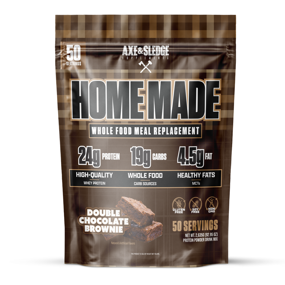 HOME MADE / AXE AND SLEDGE CHOCOLATE BROWNIE