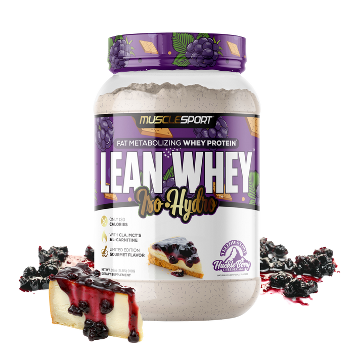 Lean Whey 2LB / MuscleSport Huckleberry Cheesecake