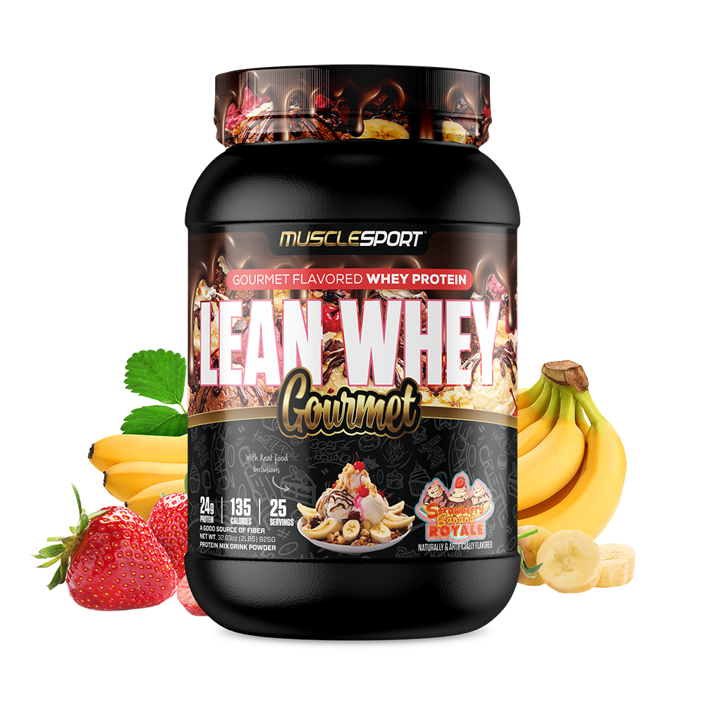 LEAN WHEY GOURMET STRAWBERRY BANANA ROYALE
