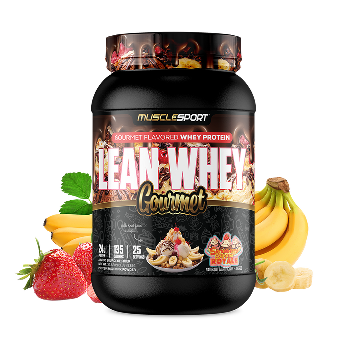 LEAN WHEY GOURMET STRAWBERRY BANANA ROYALE