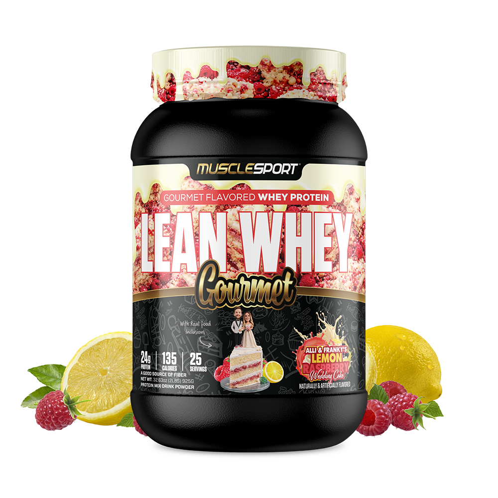 LEAN WHEY GOURMET LEMON RASPBERRY WEDDING CAKE
