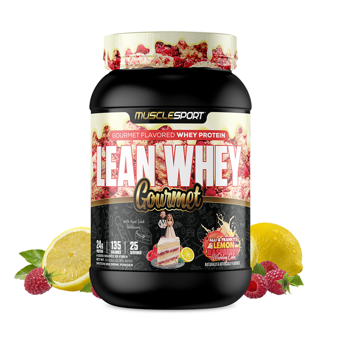 LEAN WHEY GOURMET LEMON RASPBERRY WEDDING CAKE