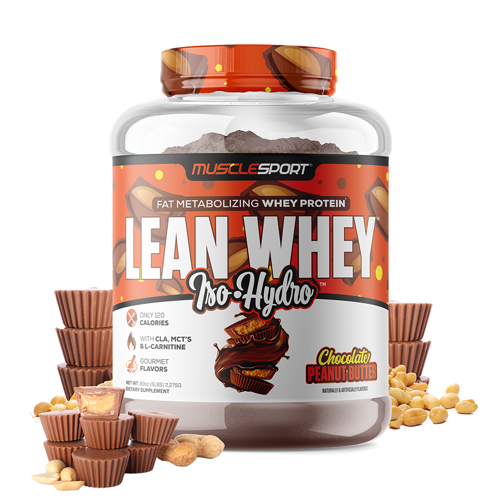 LEAN WHEY 5LBS / MUSCLESPORT CHOC PB