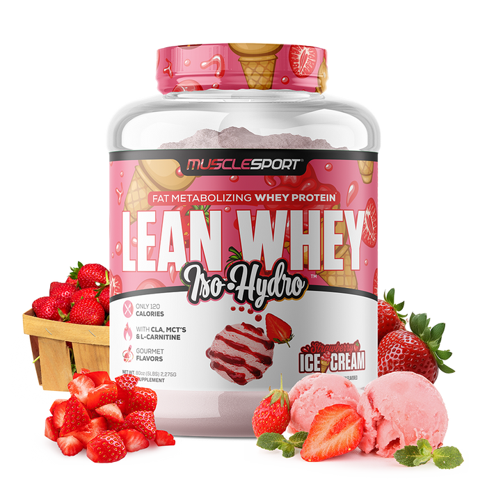LEAN WHEY 5LBS / MUSCLESPORT STRAW