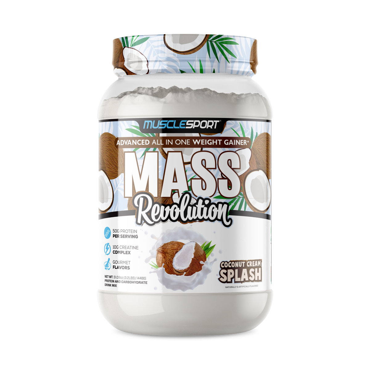 Mass Revolution 3.2LB Coconut Splash