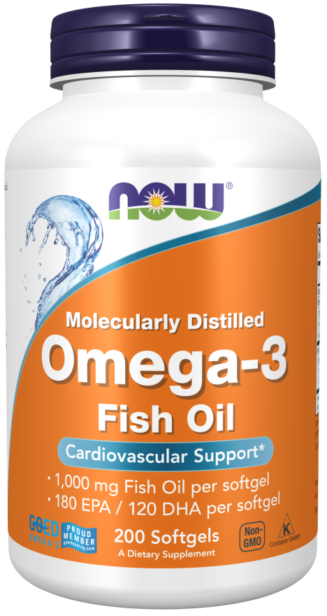 OMEGA 3 FISH OIL 200CT 1000MG