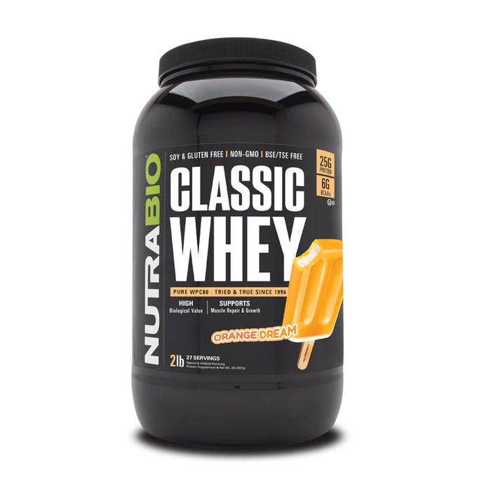 CLASSIC WHEY 2LB / NUTRABIO ORANGE CREAM